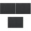 3Pcs Felt Calligraphy Desk Pads Black Practical Writing Mats 8