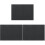 3Pcs Felt Calligraphy Desk Pads Black Practical Writing Mats 9