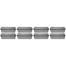 8Pièces Bac De Rangement Pour Couverts En PP Stable Empilable