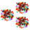 1800Pcs Rounded Plastic Markers for Educational Games and Party 5