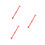 3Pcs Red Plastic Board Game Arrow Spinner with Suction Cup Pointer 5