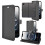 (Black) For Apple iPhone 17e Wallet Flip PU Leather Phone Case 2