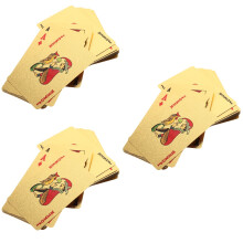 3Ensembles Jeu Cartes Plastique Pour Animation Et Fête