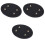 3Pcs Black Durable PU Bag Bottom Shaper Pad for DIY Bag Making 3