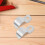 200Pcs Silver Iron Pipe Cable Clips Single-Side Outdoor Wire Clamps 8