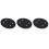3Pcs Black Durable PU Bag Bottom Shaper Pad for DIY Bag Making 4