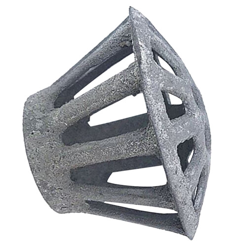 3Pcs Durable Grey Iron Gutter Protectors Fast Water Drain 1