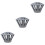 3Pcs Durable Grey Iron Gutter Protectors Fast Water Drain 7