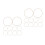 20St Beige Rubberen Elastische Voor Universele Microfoon Clamp 5