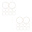20St Beige Rubberen Elastische Voor Universele Microfoon Clamp 8
