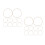 20St Beige Rubberen Elastische Voor Universele Microfoon Clamp 9