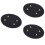 3Pcs Black Durable PU Bag Bottom Shaper Pad for DIY Bag Making 5