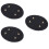 3Pcs Black Durable PU Bag Bottom Shaper Pad for DIY Bag Making 6
