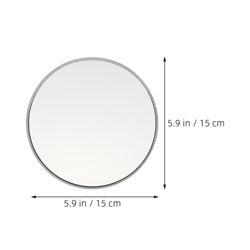 30X Magnifying Bathroom Mirror Silver Acrylic Suction Cup 2