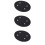 3Pcs Black Durable PU Bag Bottom Shaper Pad for DIY Bag Making 7