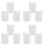 Easy-Use White Resin Eyelash Strips Self-Adhesive Lash Glue 5