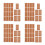 Waterproof Writable Chocolate Bin Labels for DIY Use 9