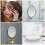 30X Magnifying Bathroom Mirror Silver Acrylic Suction Cup 6