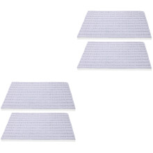 4Pièces Organisateur De En Éponge Inserts DIY Pour Anneaux