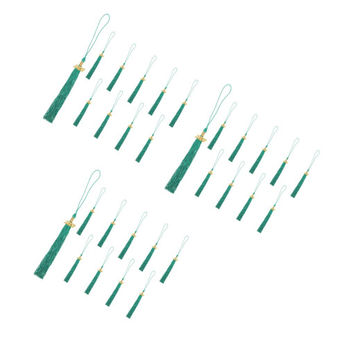 30Pcs Green Tassels for Graduation Multi-Use Decoration and Keepsake 1