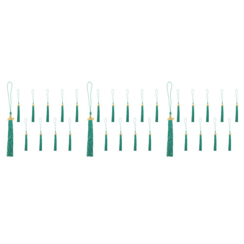 30Pcs Green Tassels for Graduation Multi-Use Decoration and Keepsake 2