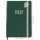 Compacte Dagelijkse Planner Donkergroen PU Weekkalender 2