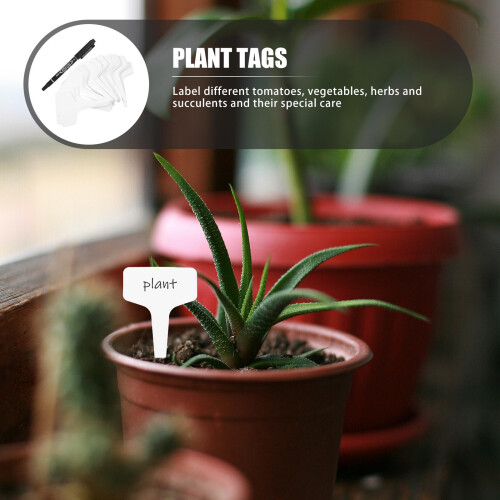 1Ensemble Marques T-Type Plantes Plastique Usage Jardin Facile 2