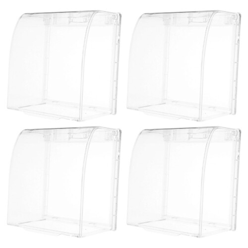 16Pcs ABS Waterproof Outlet Covers for Home Use Transparent Durable 2