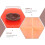 Orange Divided Serving Dish with Lid PP Snack Tray for Home Use 4
