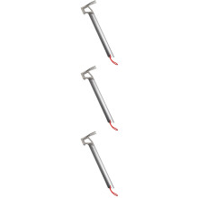 3Pièces Marteau Outdoor Piquet Multifonction Acier Inoxydable Gris