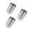 3Pcs Metal Cutlery Holder Silver Kitchen Spoon Fork Organizer 4
