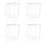 16Pcs ABS Waterproof Outlet Covers for Home Use Transparent Durable 9
