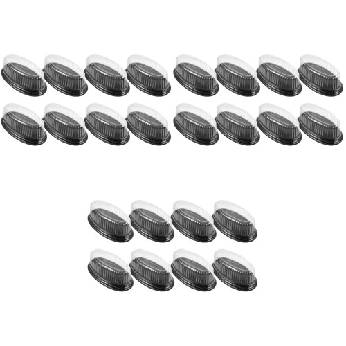 30Pcs Lightweight Black Cake and Dessert Boxes
