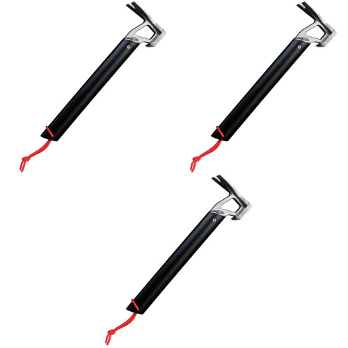 3Pcs Compact Multi-Use Tent Hammer for Camping with Handle Rope