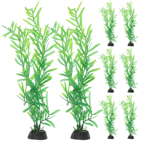 40Pcs Durable Artificial Fish Tank Plants Plastic Aquarium Decoration 2