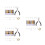 3Sets DIY Earrings Making Kit Multi-Color Durable Jewelry Material Set 5