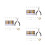 3Sets DIY Earrings Making Kit Multi-Color Durable Jewelry Material Set 8