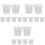 18Pièces Conteneurs Alimentaires PP Transparent Portable 1
