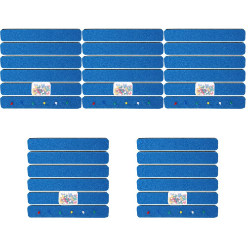5Ensembles Strips Tableau Feutre Ciel Auto-Adhésif Pour Murs DIY