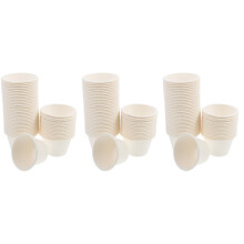 150Pièces Coupes En Pâte Pour Glace Fruits Blancs Jetables
