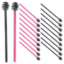 200Pièces Brosses Sourcils Jetables Nylon Colorées Pour