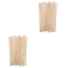 400Pièces Bâtons Aromathérapie En Rattan Beige Pour Diffuseur D'huile