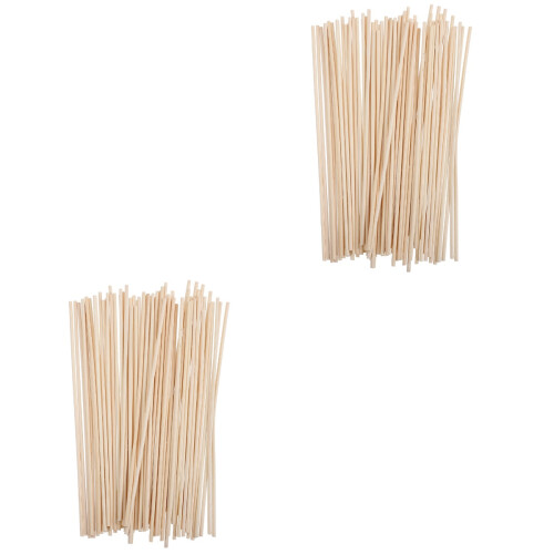 400Pièces Bâtons Aromathérapie En Rattan Beige Pour Diffuseur D'huile