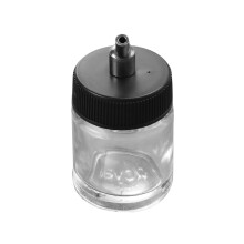 3Pcs 22Cc Clear Glass Airbrush Bottles with Caps for Paint Spraying