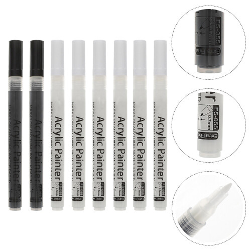 32Pcs Assorted Color Acrylic Marker Pens for Durable Marking Use 2