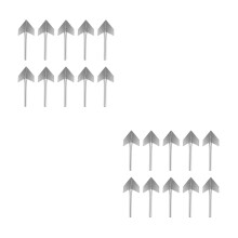 20Pièces Truelle D'angle Inox Argenté Outil De Réparation Murale