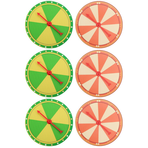 6Pièces Roue Pour Animations Et Jeux De Fête