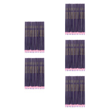60Pièces Crayons Pelables Violet Pour Fournitures Scolaires