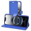 (Blue) For Apple iPhone 17e Wallet Flip PU Leather Phone Case 4