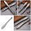 2Pcs Fish Scale Cleaning Tool Handheld Metal Fish Scaler 6